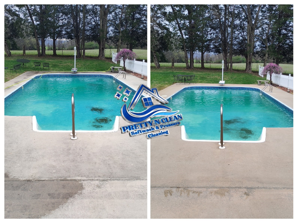 Pool Deck and Sidewalk Cleaning in Winchester, TN Image